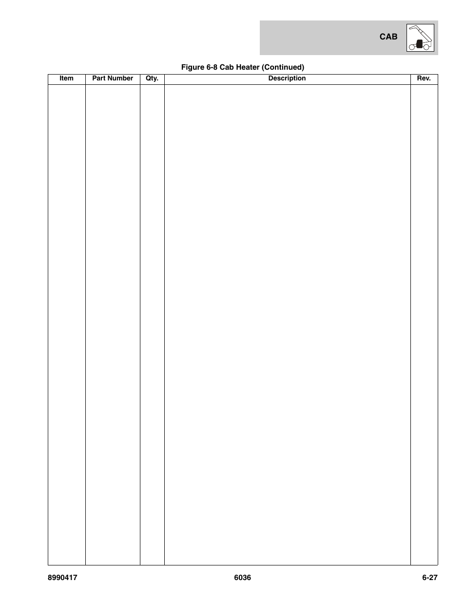 SkyTrak 6036 Parts Manual User Manual | Page 283 / 462