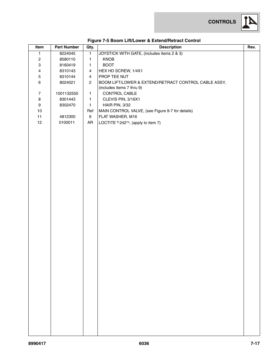 SkyTrak 6036 Parts Manual User Manual | Page 301 / 462