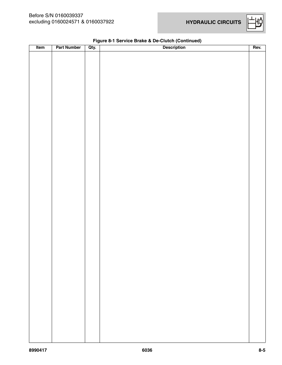 SkyTrak 6036 Parts Manual User Manual | Page 311 / 462