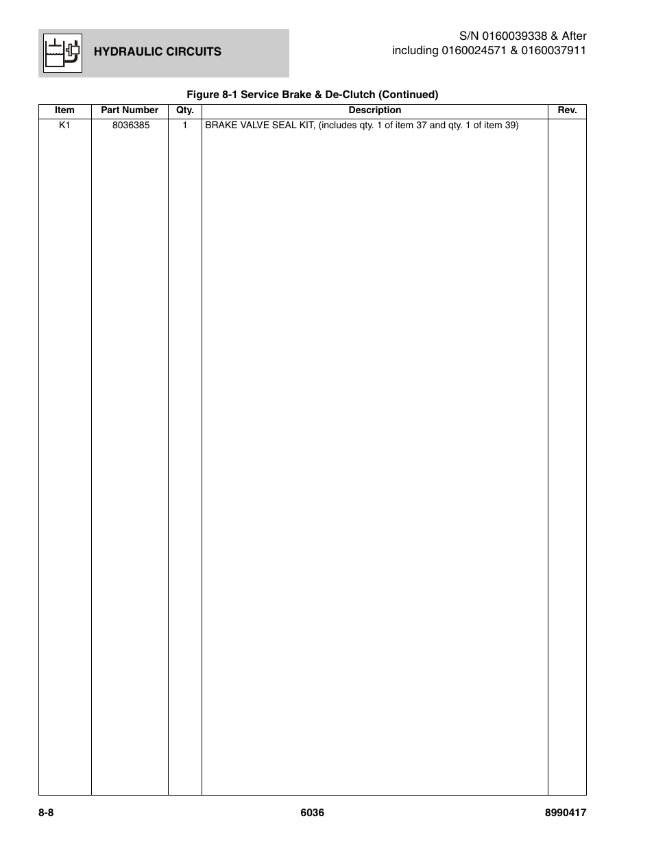 SkyTrak 6036 Parts Manual User Manual | Page 314 / 462