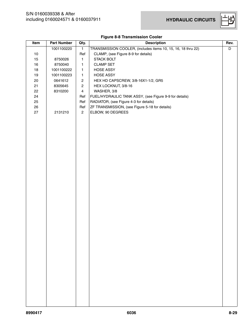 SkyTrak 6036 Parts Manual User Manual | Page 335 / 462