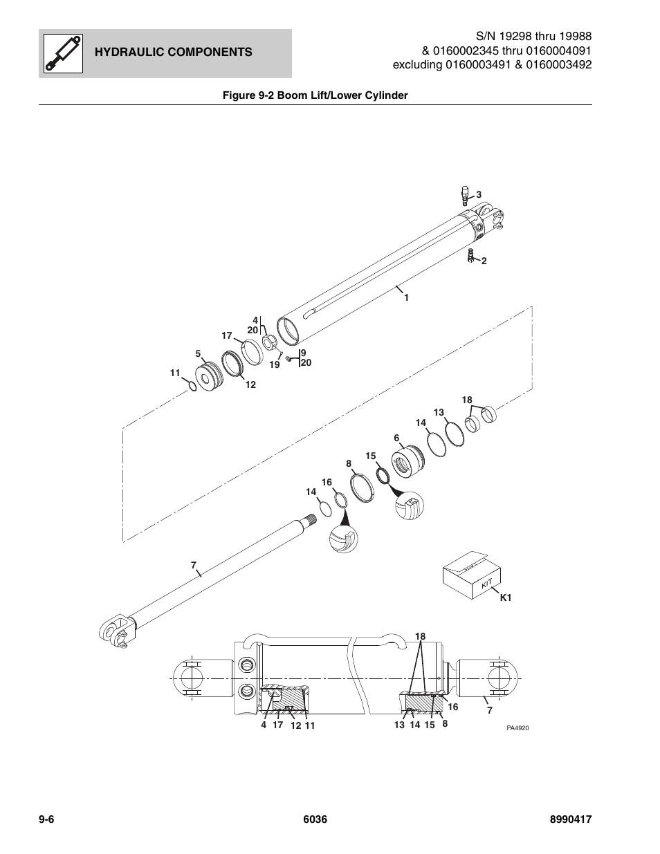SkyTrak 6036 Parts Manual User Manual | Page 348 / 462