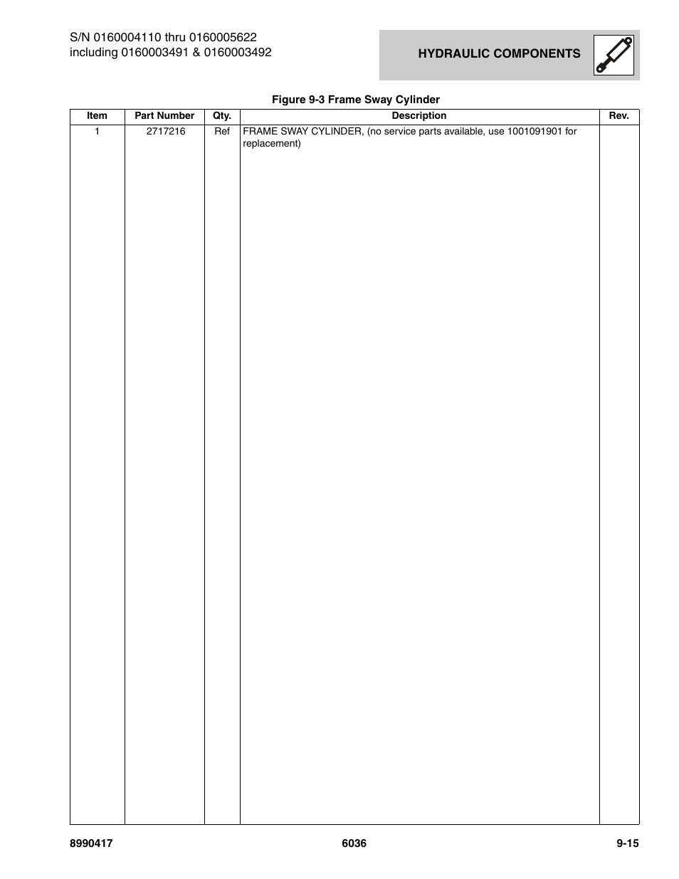 SkyTrak 6036 Parts Manual User Manual | Page 357 / 462