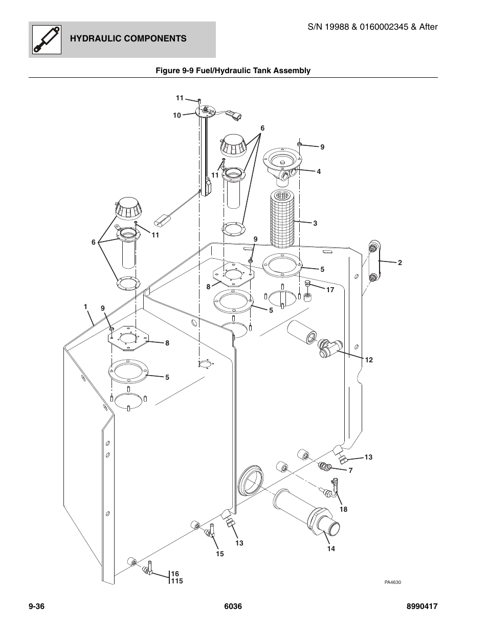 SkyTrak 6036 Parts Manual User Manual | Page 378 / 462