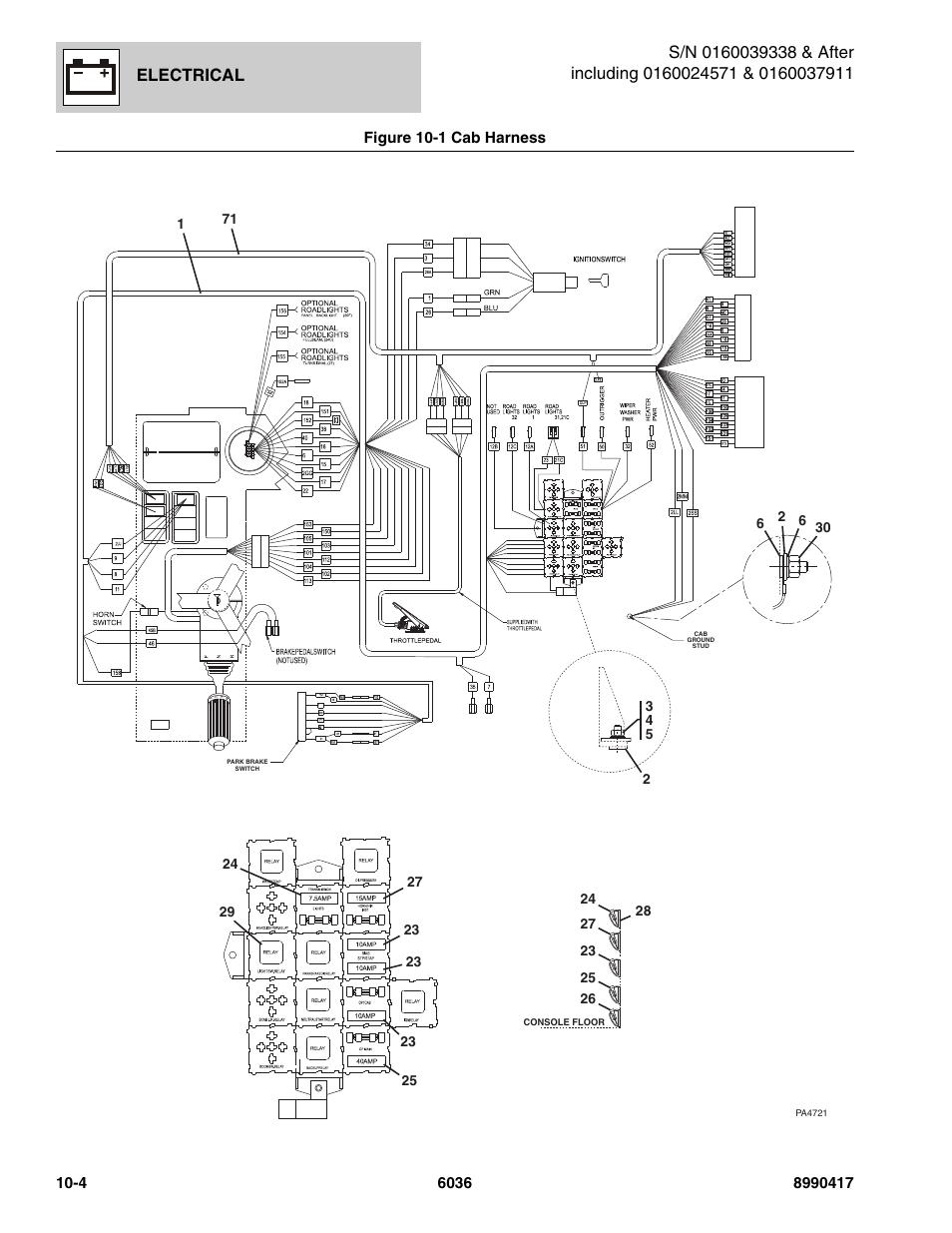 Electrical | SkyTrak 6036 Parts Manual User Manual | Page 394 / 462