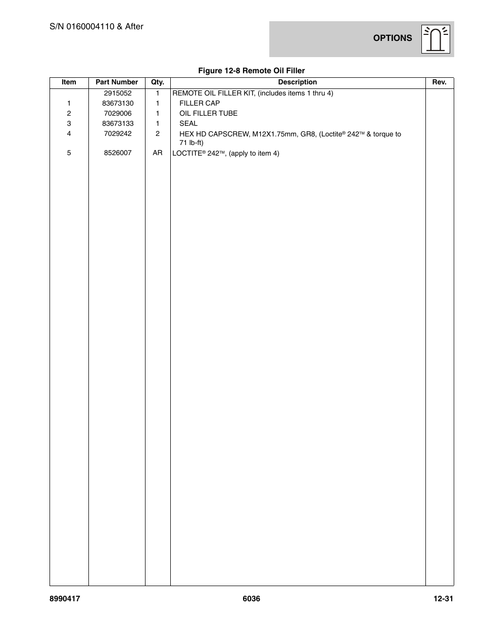 SkyTrak 6036 Parts Manual User Manual | Page 441 / 462