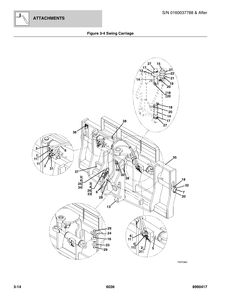 SkyTrak 6036 Parts Manual User Manual | Page 54 / 462