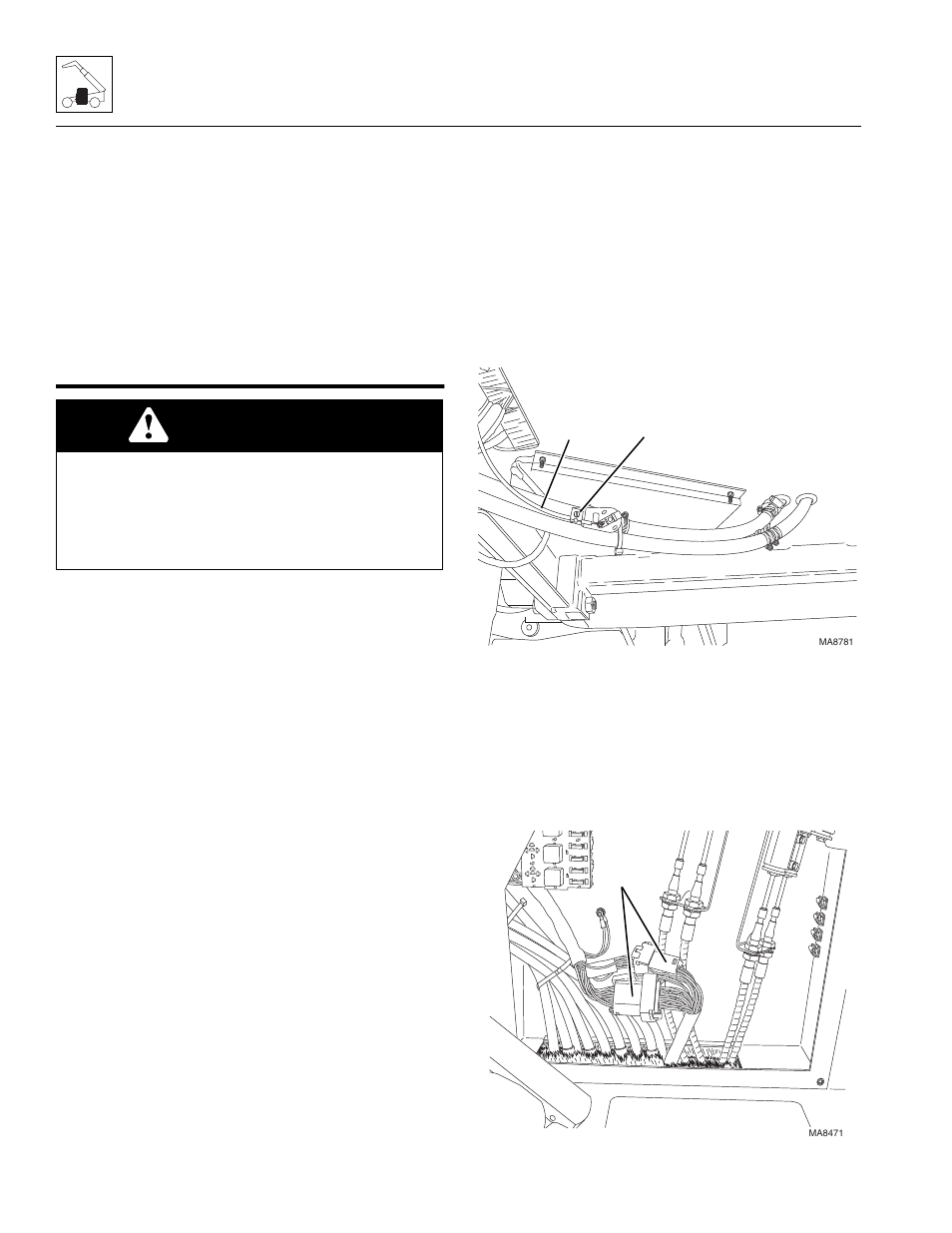 4 cab removal, Cab removal, Warning | SkyTrak 8042 Service Manual User Manual | Page 102 / 230