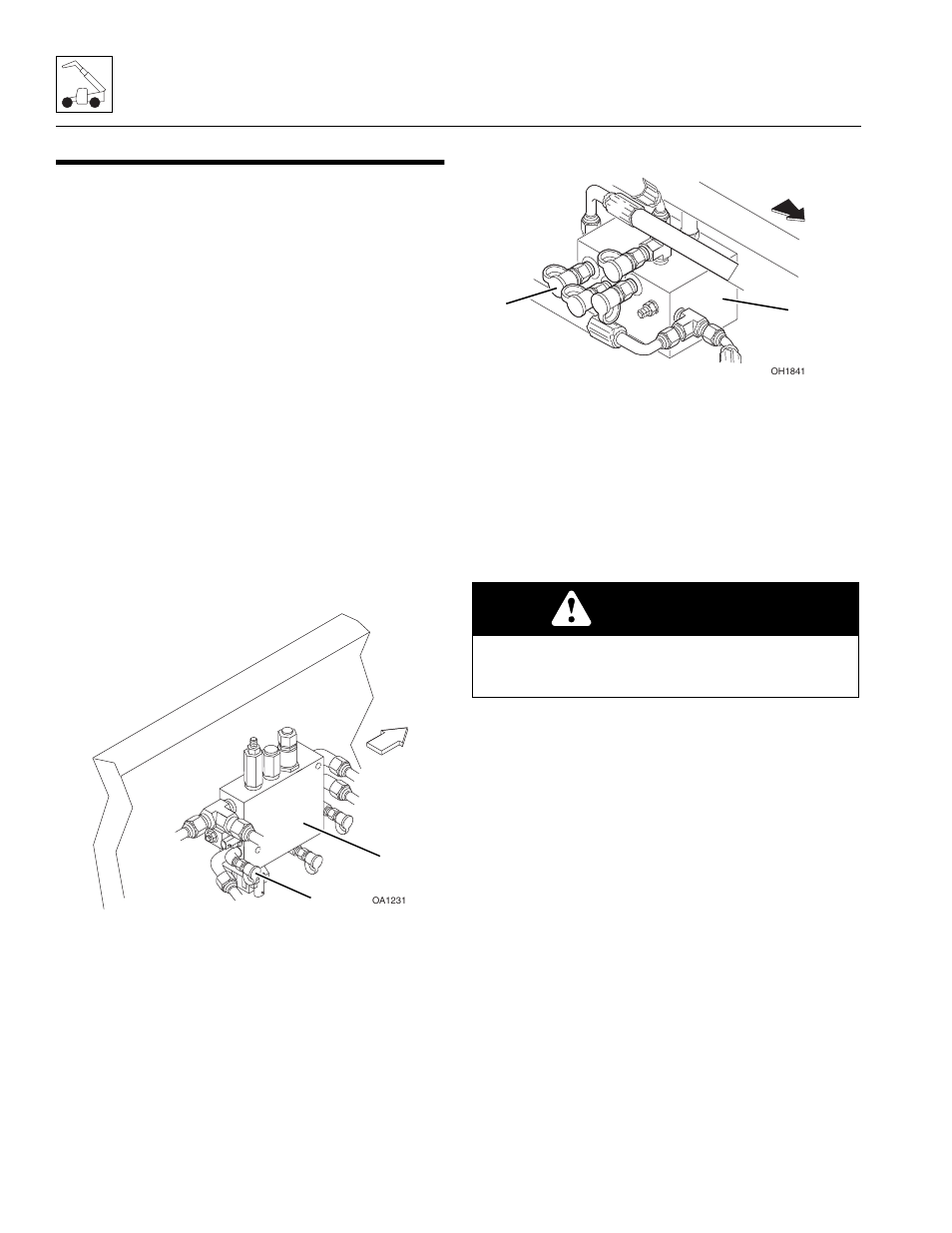 9 towing a disabled machine, Towing a disabled machine, Caution | SkyTrak 8042 Service Manual User Manual | Page 122 / 230
