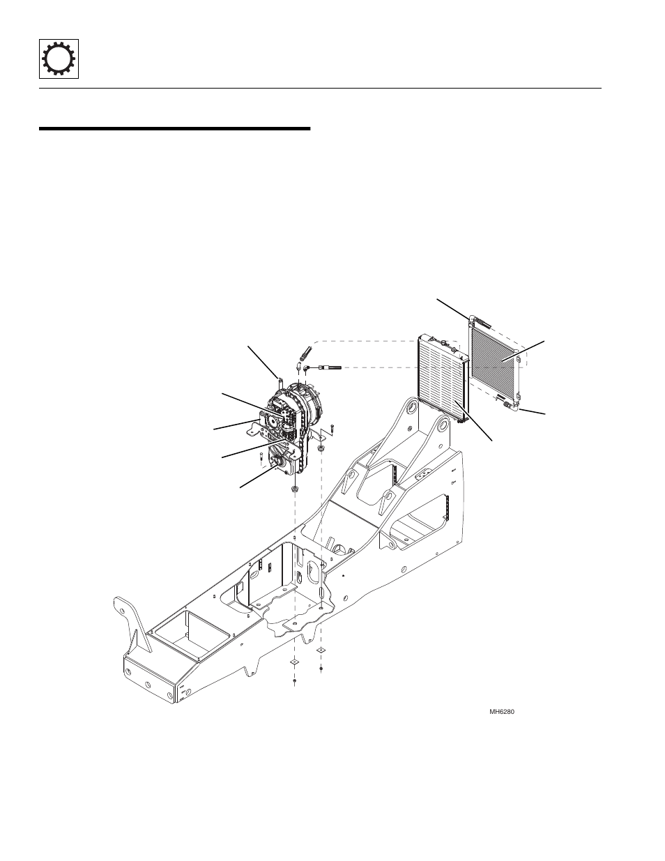 1 transmission assembly component terminology, Transmission assembly component terminology, Transmission | SkyTrak 8042 Service Manual User Manual | Page 124 / 230