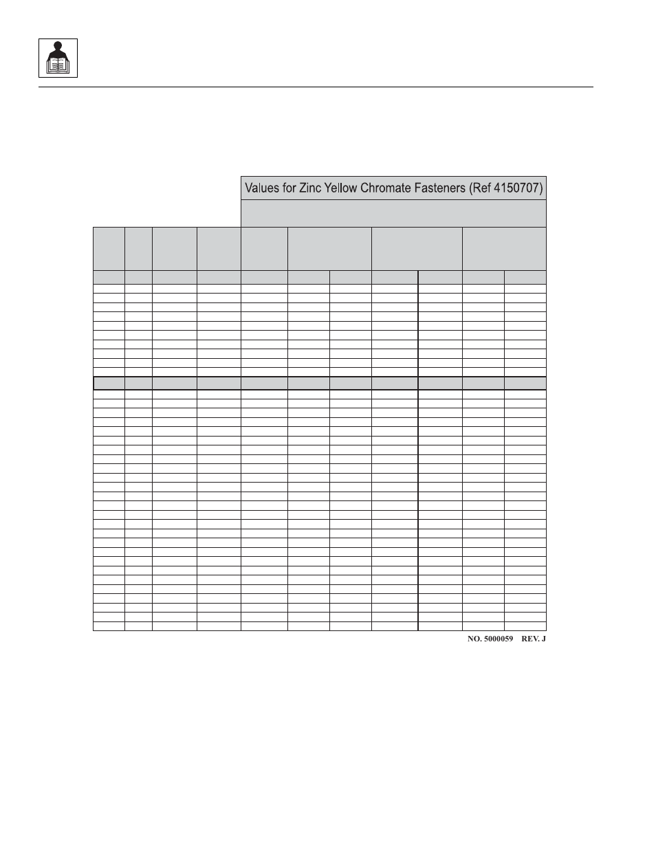 General information and specifications, 1 sae fastener torque chart (continued), Sae grade 8 (hex hd) bolts & grade 8 nuts | SkyTrak 8042 Service Manual User Manual | Page 16 / 230