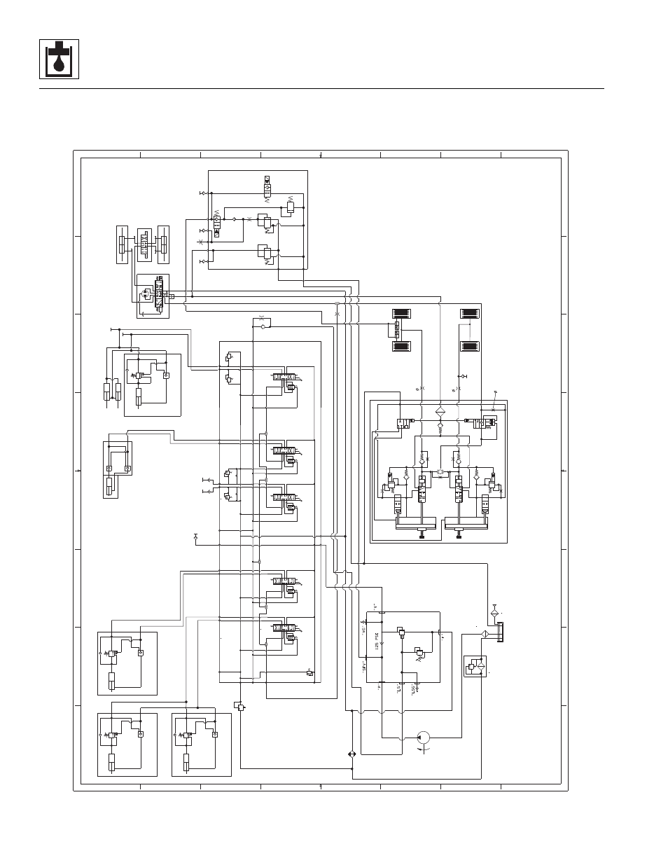 2 hydraulic schematics, Hydraulic schematics, Hydraulic system | A. model 6036, Maq0070a | SkyTrak 8042 Service Manual User Manual | Page 160 / 230