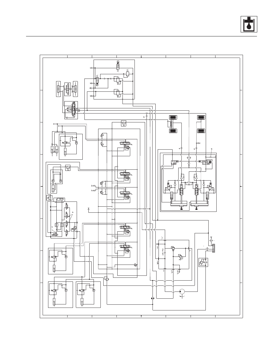 Hydraulic system, B. model 6042, Maq0081a | SkyTrak 8042 Service Manual User Manual | Page 161 / 230