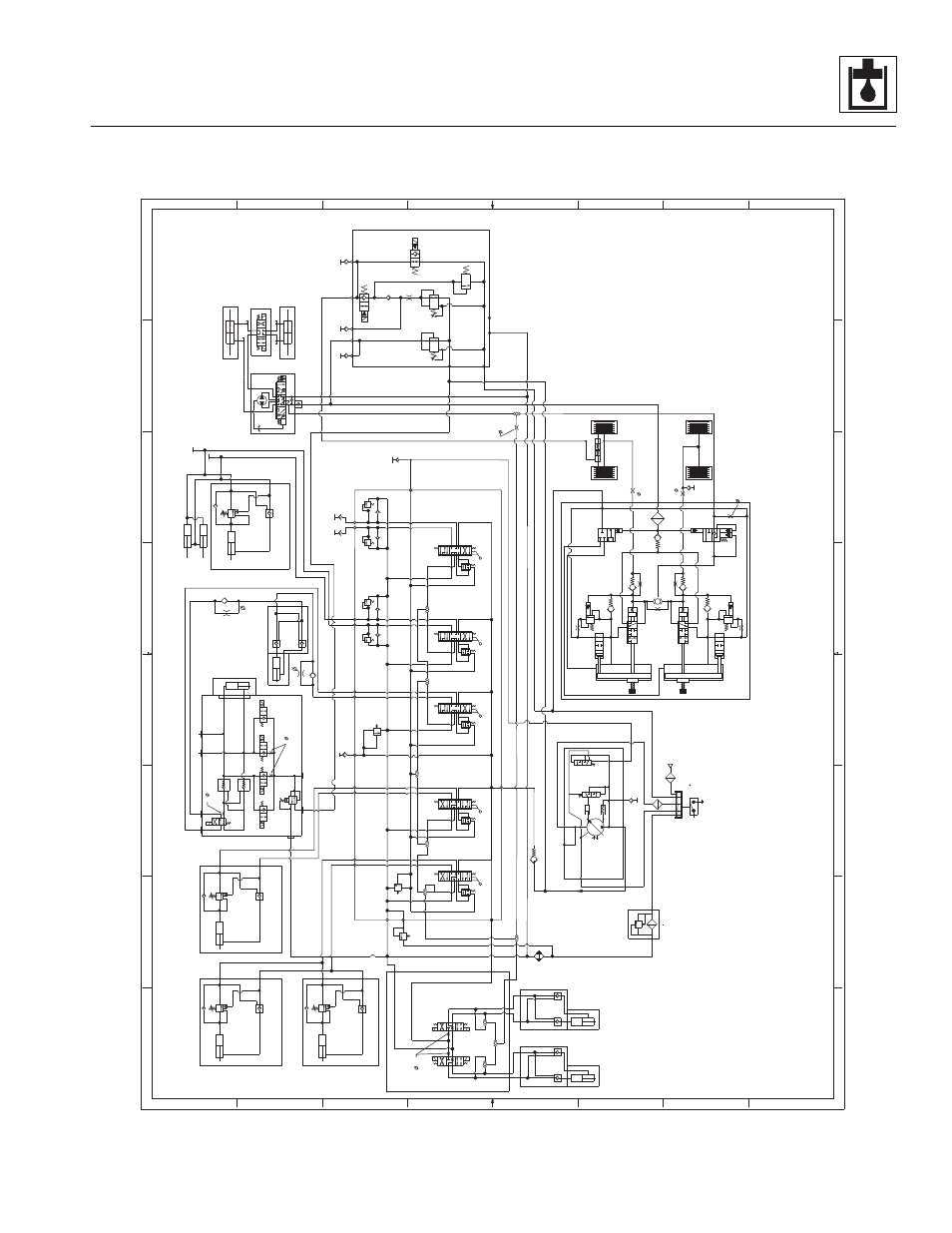Hydraulic system, Maq0100a | SkyTrak 8042 Service Manual User Manual | Page 163 / 230