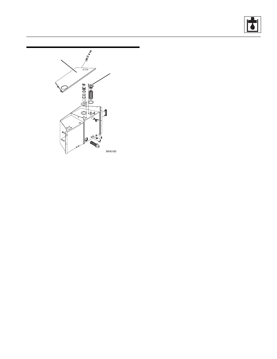 5 hydraulic reservoir, 1 hydraulic oil reservoir draining, 2 hydraulic oil reservoir filling | 3 hydraulic oil reservoir replacement, Hydraulic reservoir, Section, 1, “hydraulic oil reservoir draining, Hydraulic oil reservoir draining, Hydraulic oil reservoir filling, Hydraulic oil reservoir replacement | SkyTrak 8042 Service Manual User Manual | Page 165 / 230