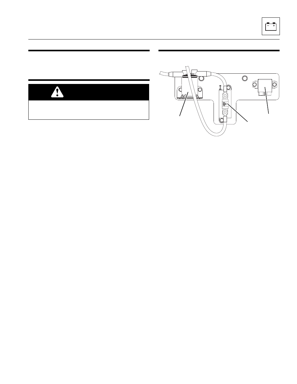 2 specifications, 3 safety information, 4 fuses and relays | 1 engine compartment, Specifications, Safety information, Fuses and relays, Engine compartment, Warning | SkyTrak 8042 Service Manual User Manual | Page 185 / 230