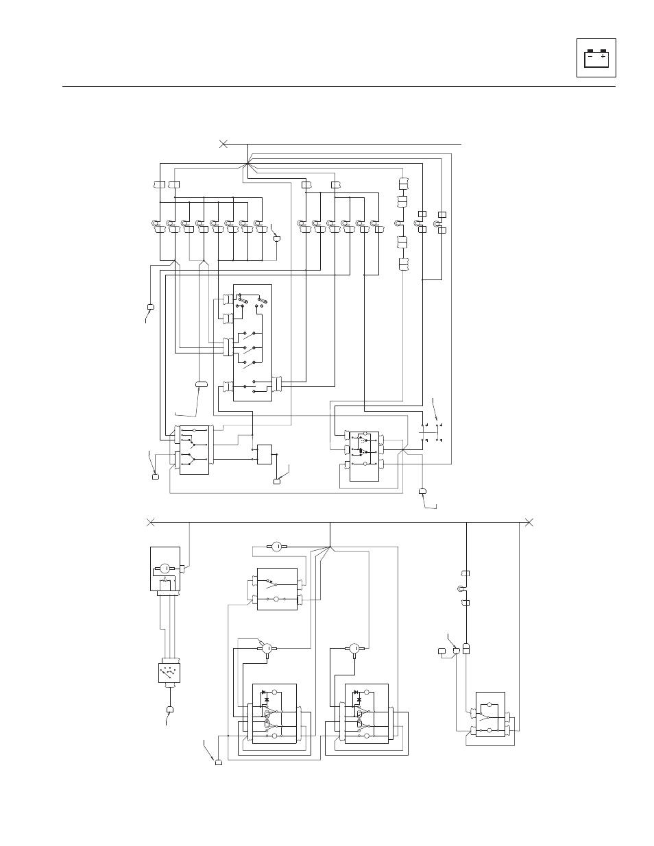 1 6036 & 6042 electrical schematic (continued), Hea ter circuit hea ter circuit, Wiper/w asher circuit wiper/w asher circuit | Beacon & strobe circuit beacon & strobe circuit, Maq0170b | SkyTrak 8042 Service Manual User Manual | Page 189 / 230