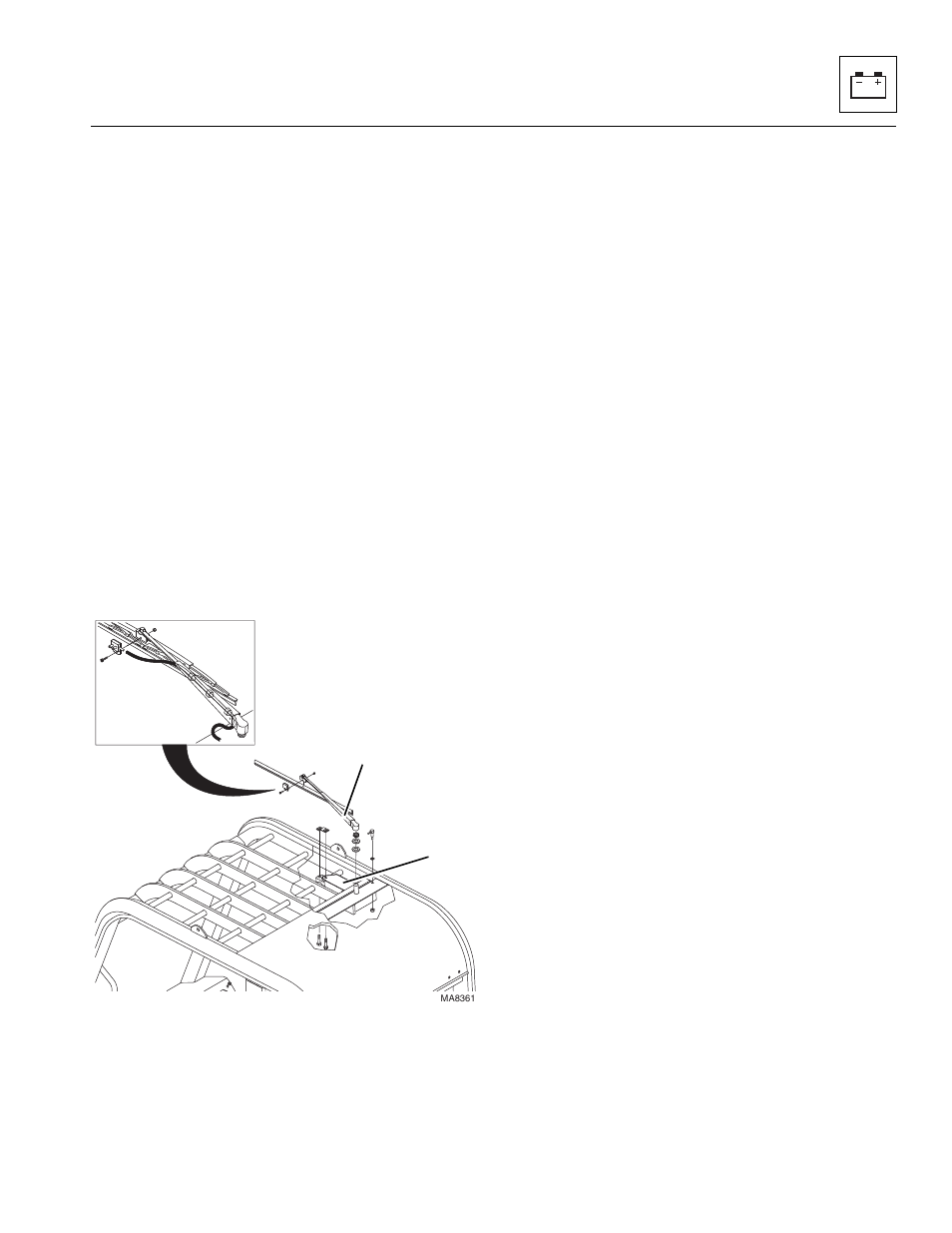 2 skylight wiper motor, Skylight wiper motor | SkyTrak 8042 Service Manual User Manual | Page 197 / 230
