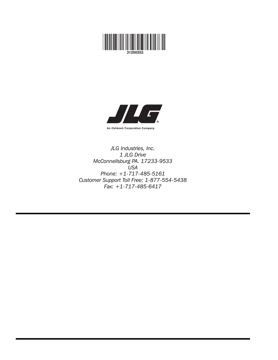 Jlg worldwide locations | SkyTrak 8042 Service Manual User Manual | Page 230 / 230