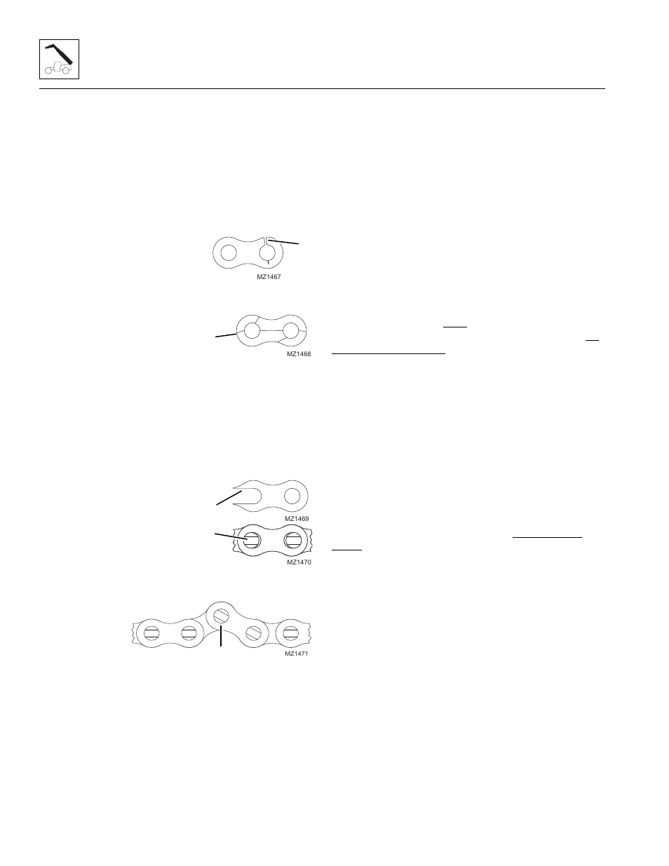 3 expose chains for inspection, Expose chains for inspection | SkyTrak 8042 Service Manual User Manual | Page 90 / 230