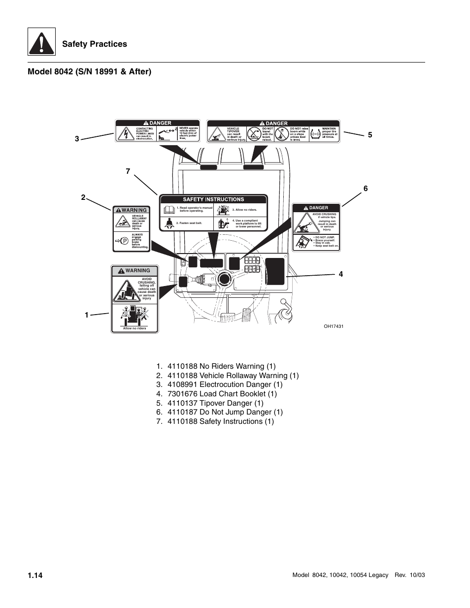 Safety practices | SkyTrak 8042 Service Manual User Manual | Page 19 / 906
