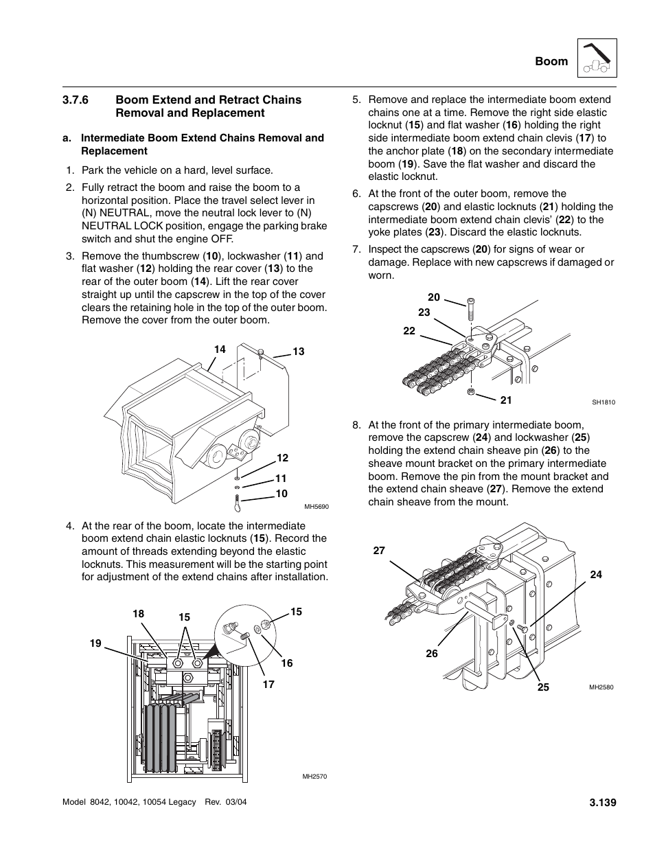 To section, Section | SkyTrak 8042 Service Manual User Manual | Page 200 / 906