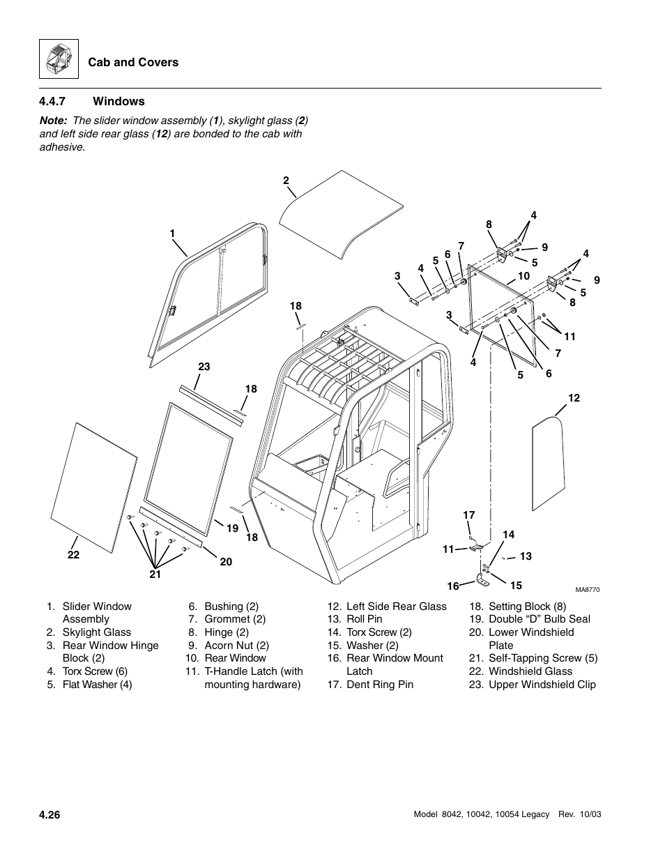 7 windows, Windows | SkyTrak 8042 Service Manual User Manual | Page 265 / 906