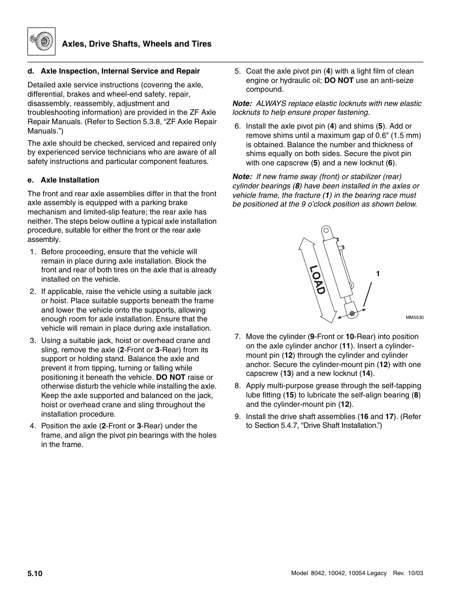 SkyTrak 8042 Service Manual User Manual | Page 283 / 906
