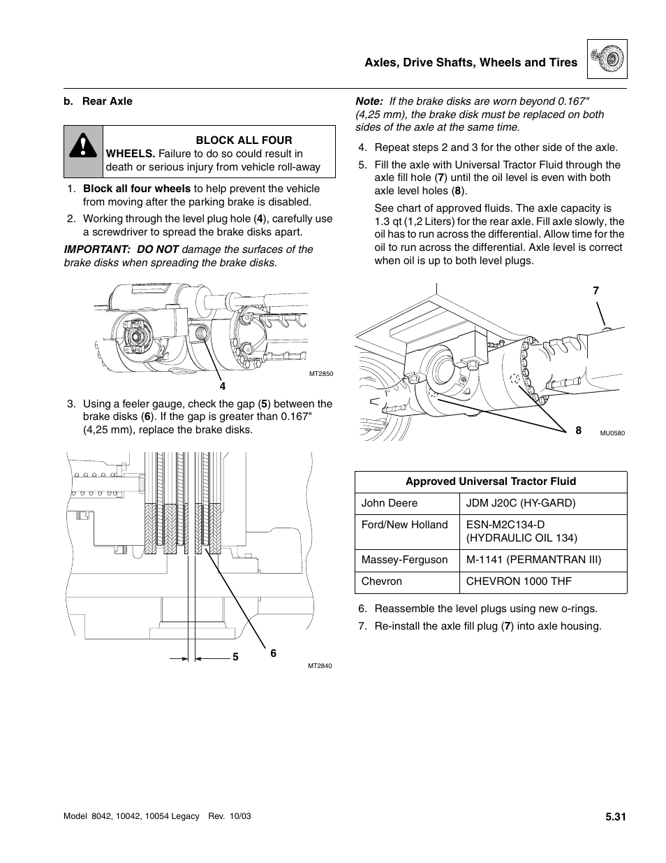 Warning | SkyTrak 8042 Service Manual User Manual | Page 304 / 906