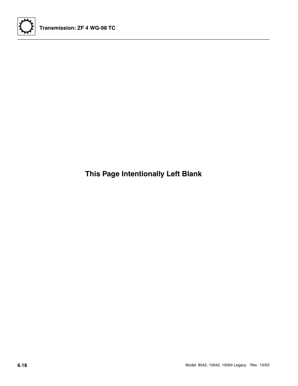 This page intentionally left blank | SkyTrak 8042 Service Manual User Manual | Page 323 / 906