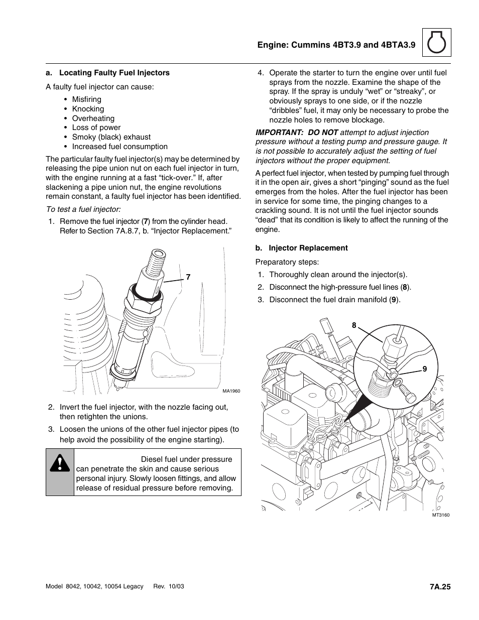 Warning | SkyTrak 8042 Service Manual User Manual | Page 348 / 906