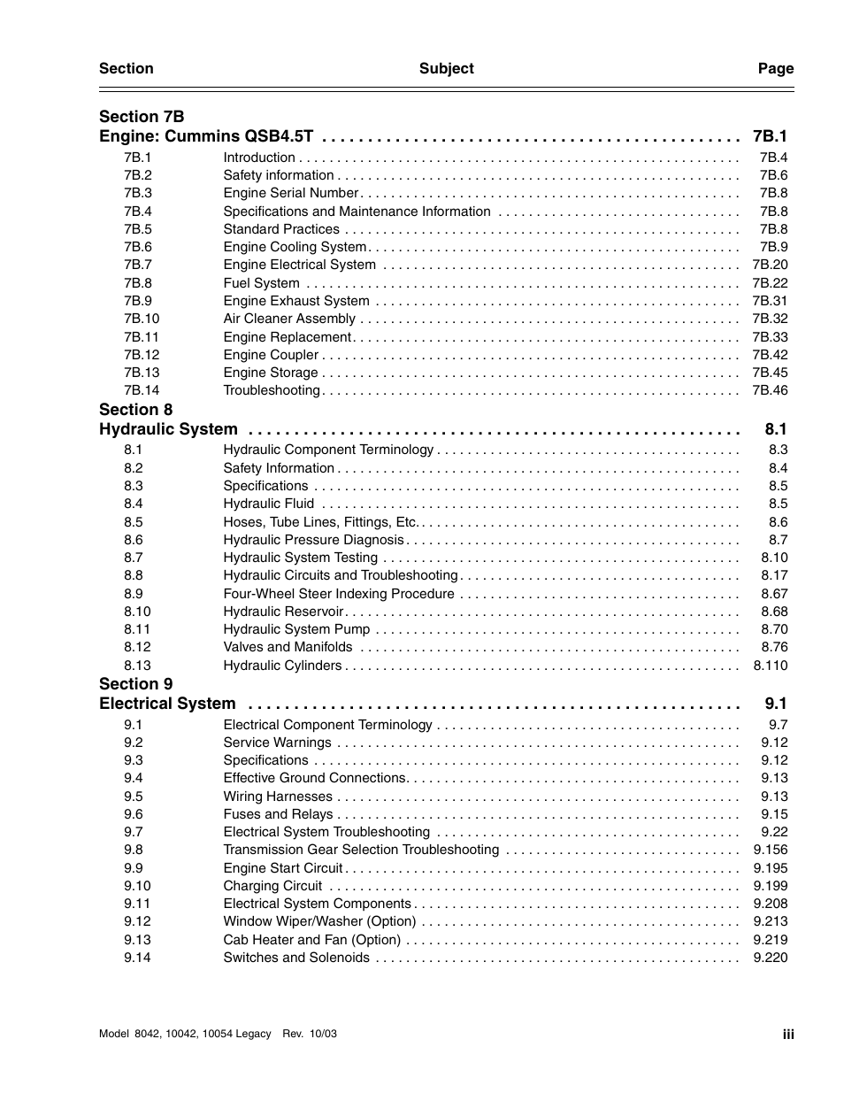 SkyTrak 8042 Service Manual User Manual | Page 4 / 906