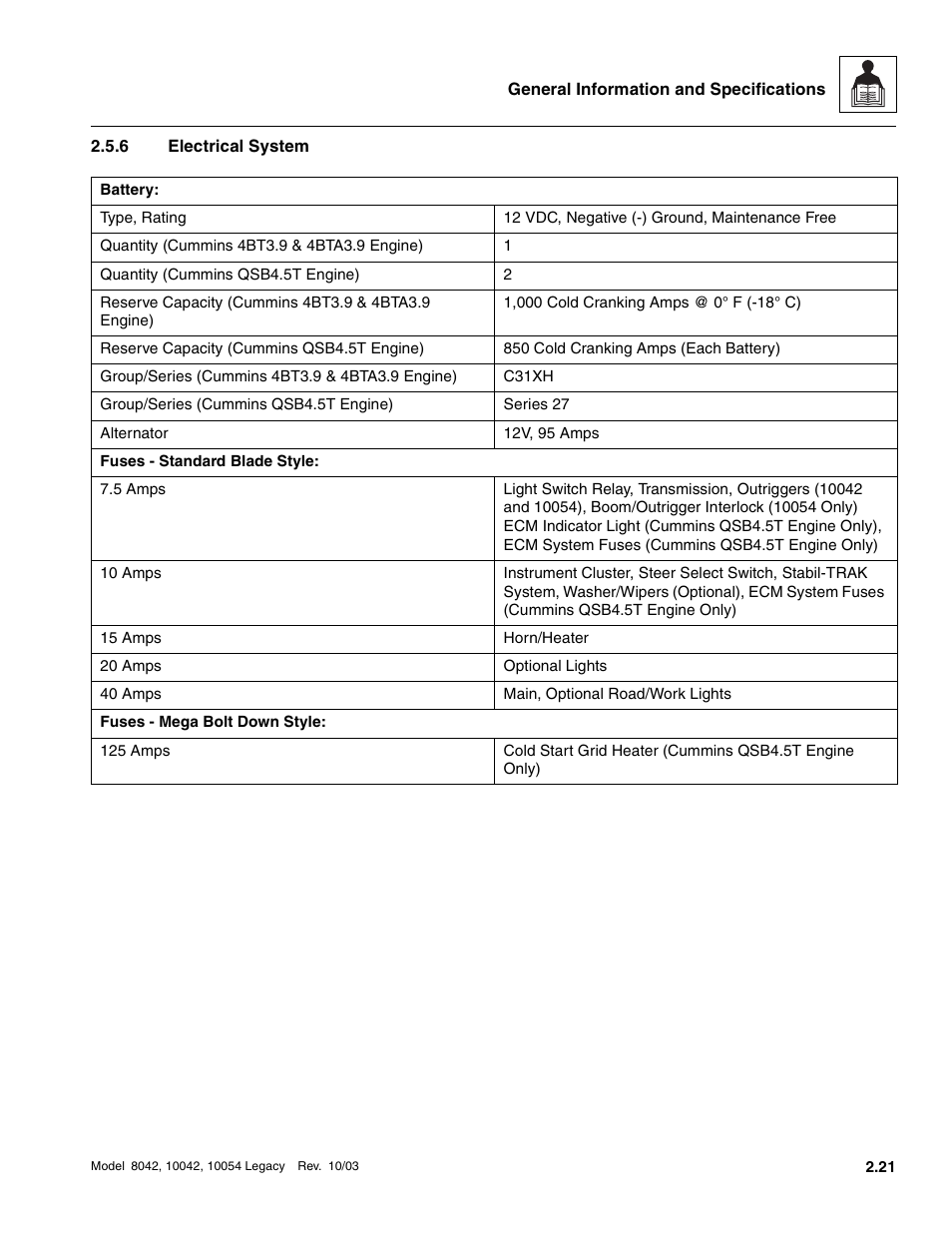 6 electrical system, Electrical system | SkyTrak 8042 Service Manual User Manual | Page 46 / 906