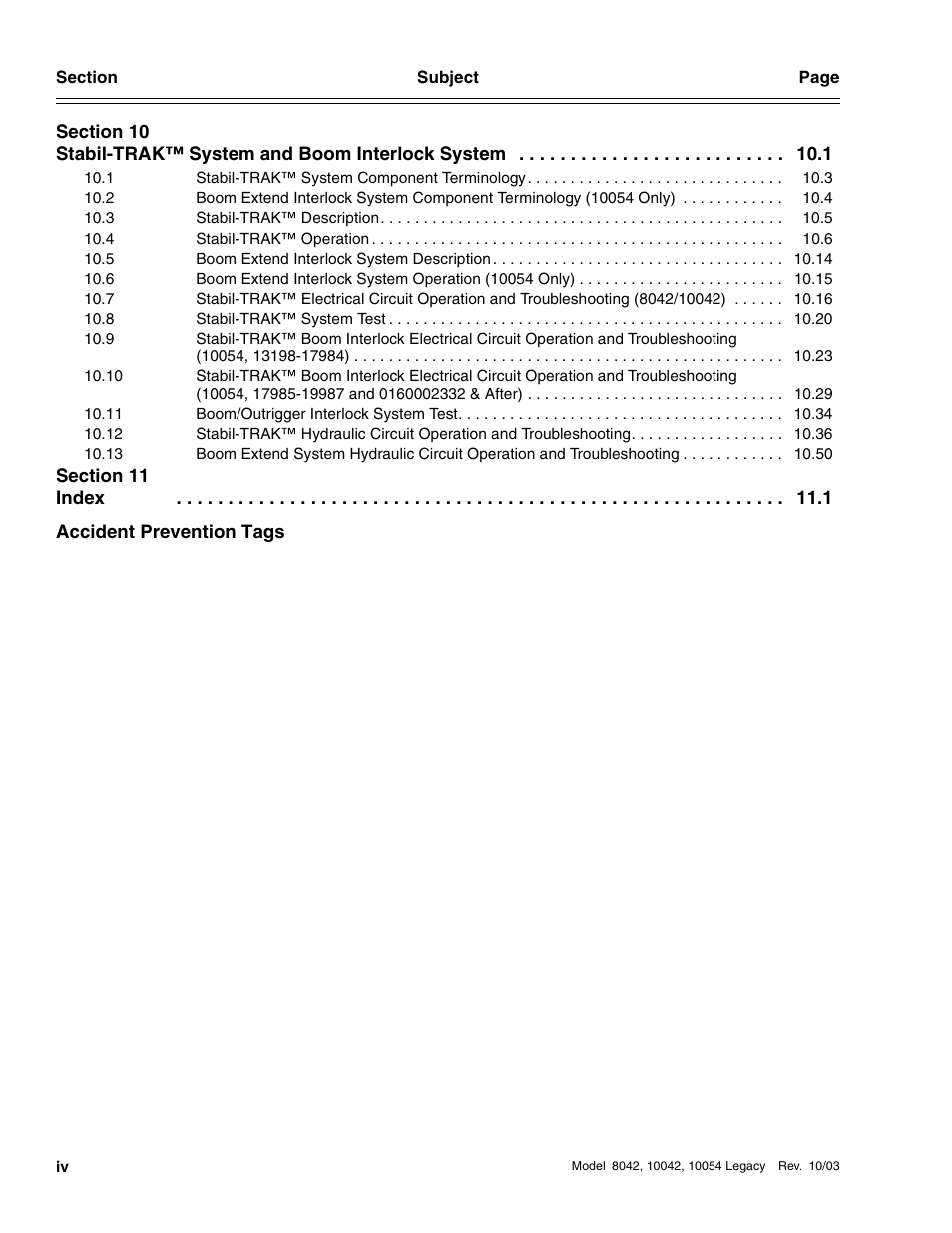 SkyTrak 8042 Service Manual User Manual | Page 5 / 906