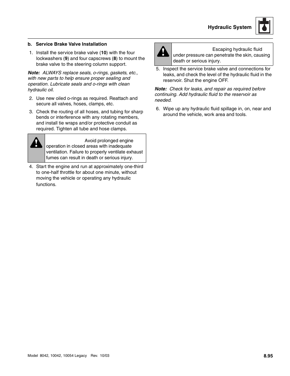 Warning | SkyTrak 8042 Service Manual User Manual | Page 510 / 906