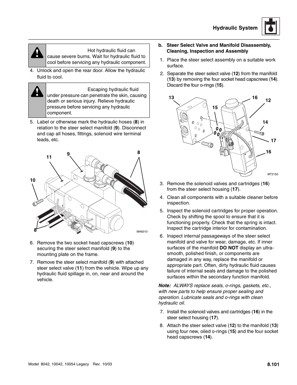 Warning | SkyTrak 8042 Service Manual User Manual | Page 516 / 906