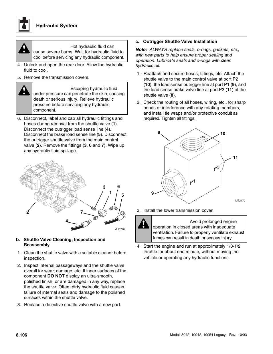 Warning | SkyTrak 8042 Service Manual User Manual | Page 521 / 906