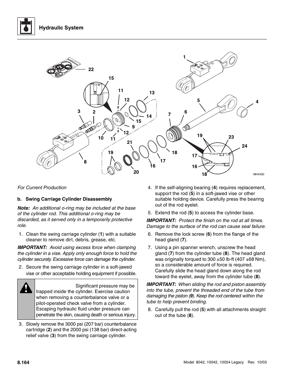 Warning | SkyTrak 8042 Service Manual User Manual | Page 579 / 906