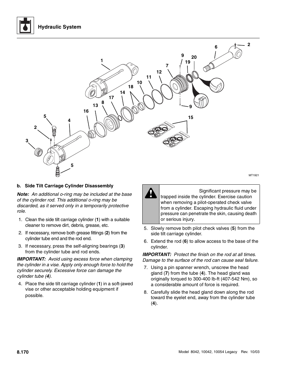 Warning | SkyTrak 8042 Service Manual User Manual | Page 585 / 906