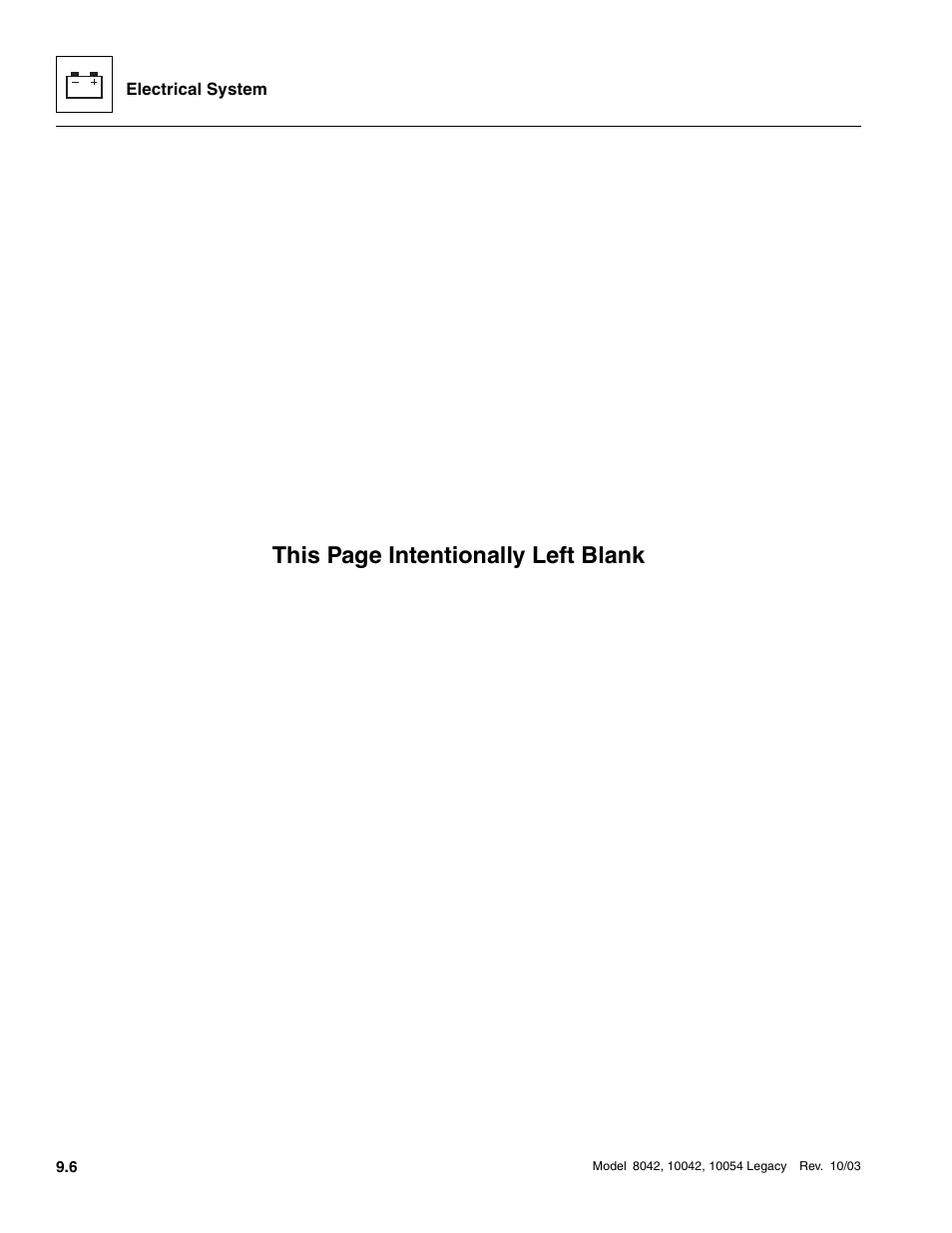 This page intentionally left blank | SkyTrak 8042 Service Manual User Manual | Page 597 / 906