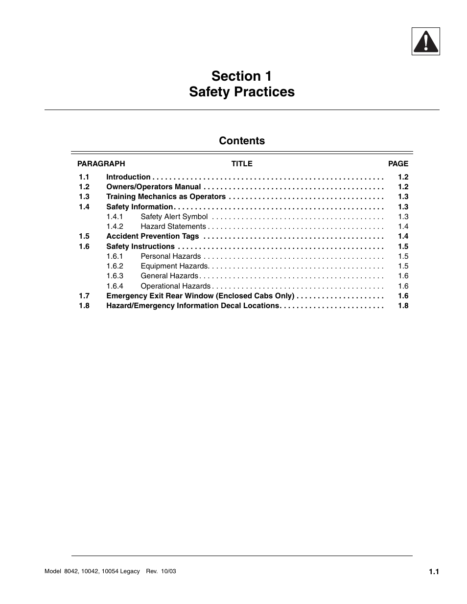 SkyTrak 8042 Service Manual User Manual | Page 6 / 906