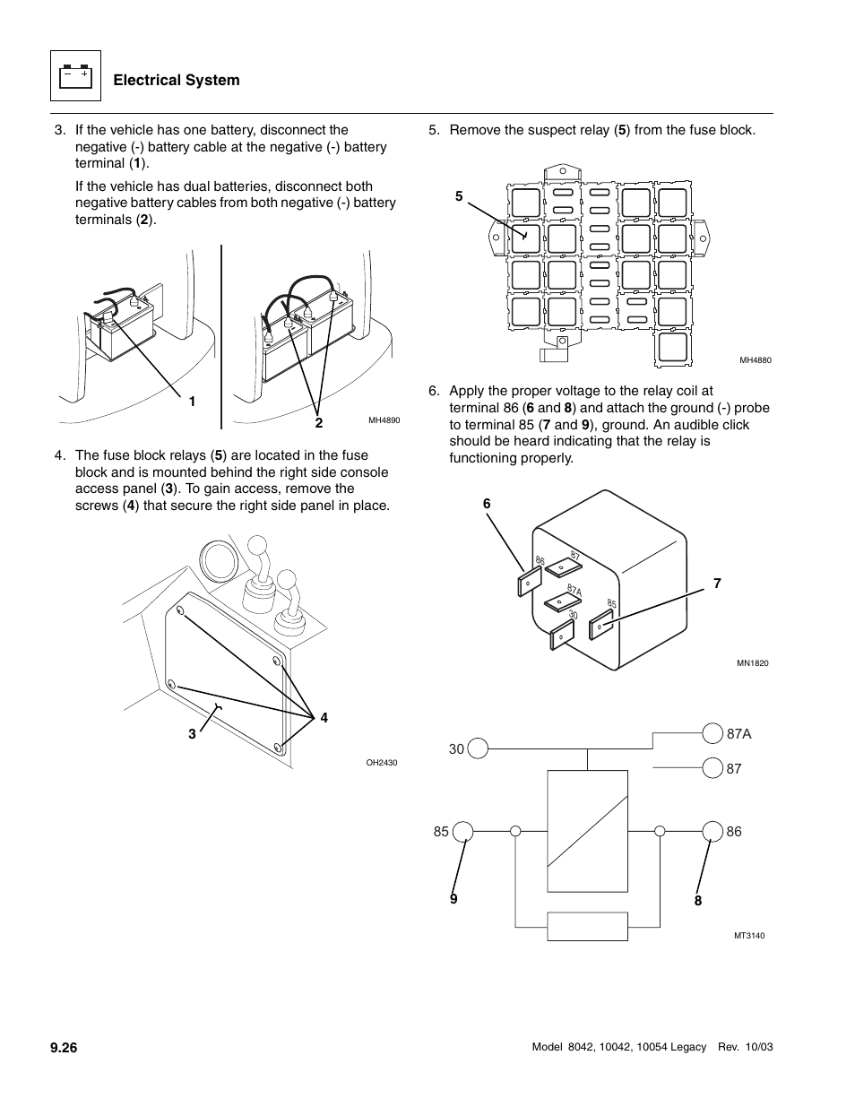 Electrical system | SkyTrak 8042 Service Manual User Manual | Page 617 / 906