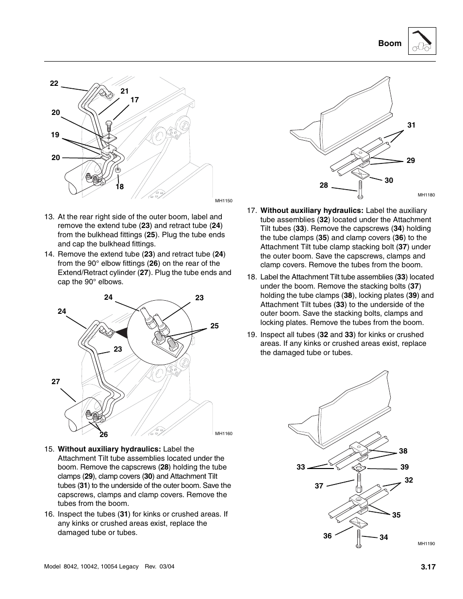 Nut ( 18 ), Nd ( 21, T ( 22 ) | SkyTrak 8042 Service Manual User Manual | Page 78 / 906