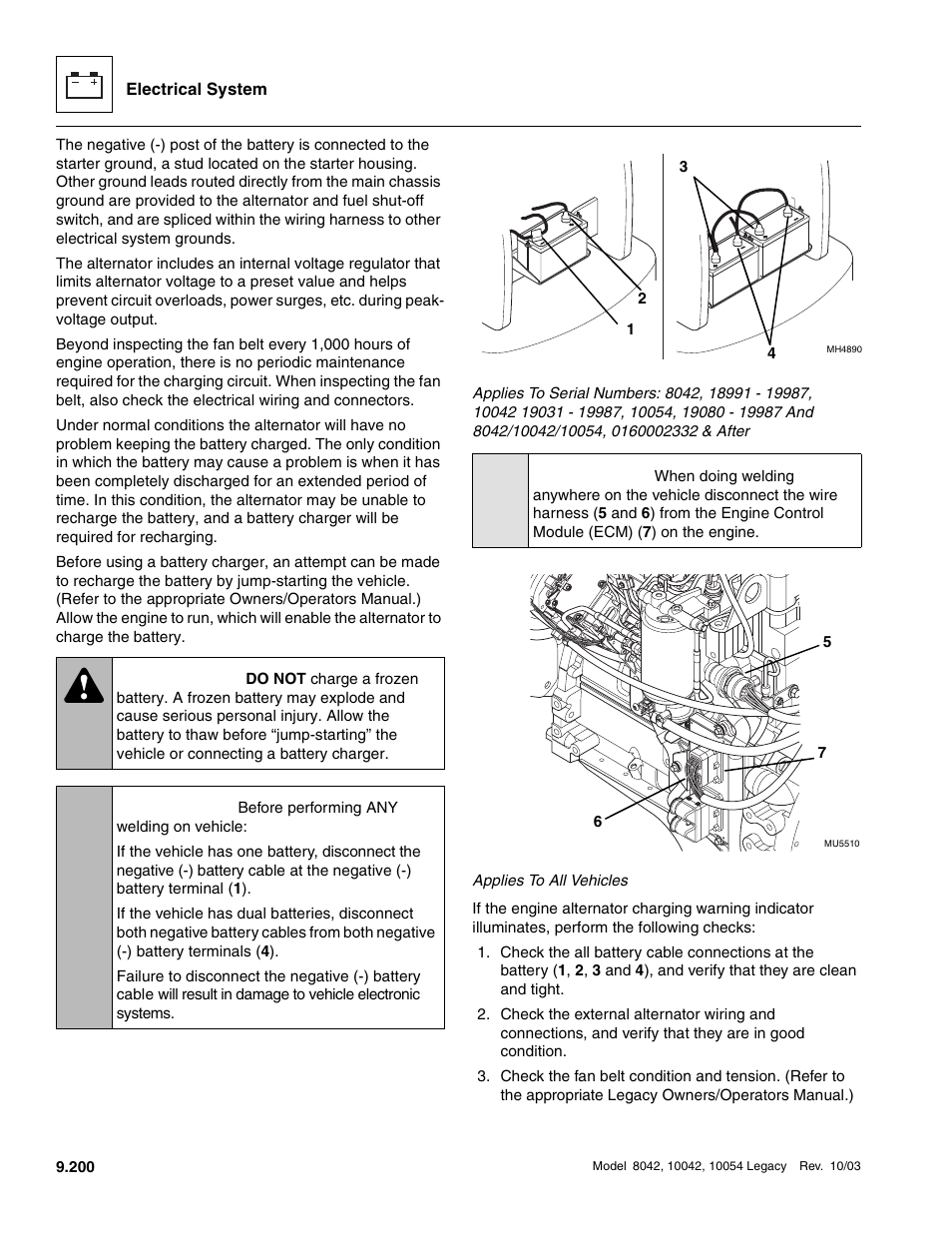 Warning, Caution | SkyTrak 8042 Service Manual User Manual | Page 791 / 906