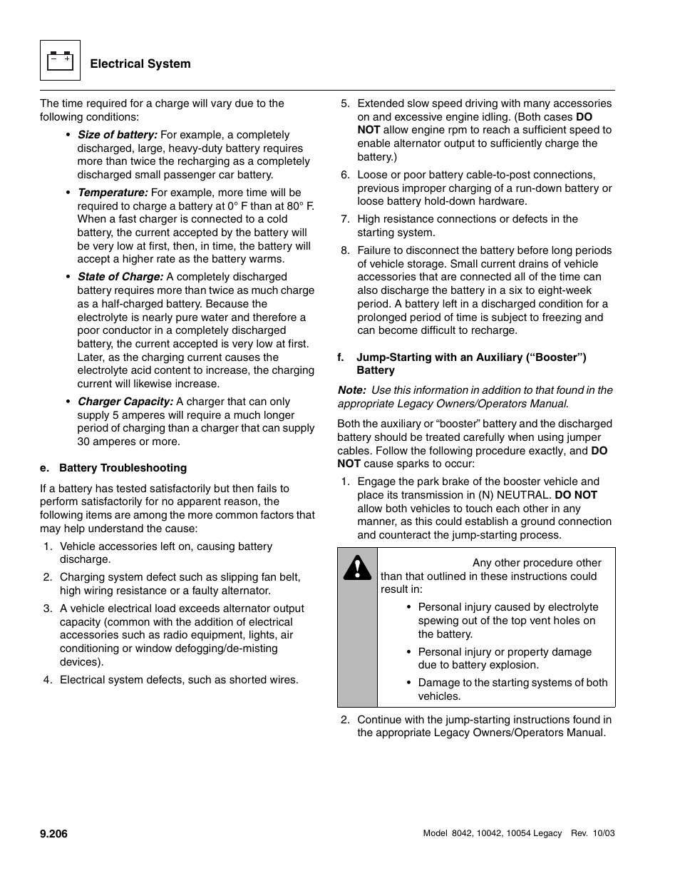 Warning | SkyTrak 8042 Service Manual User Manual | Page 797 / 906