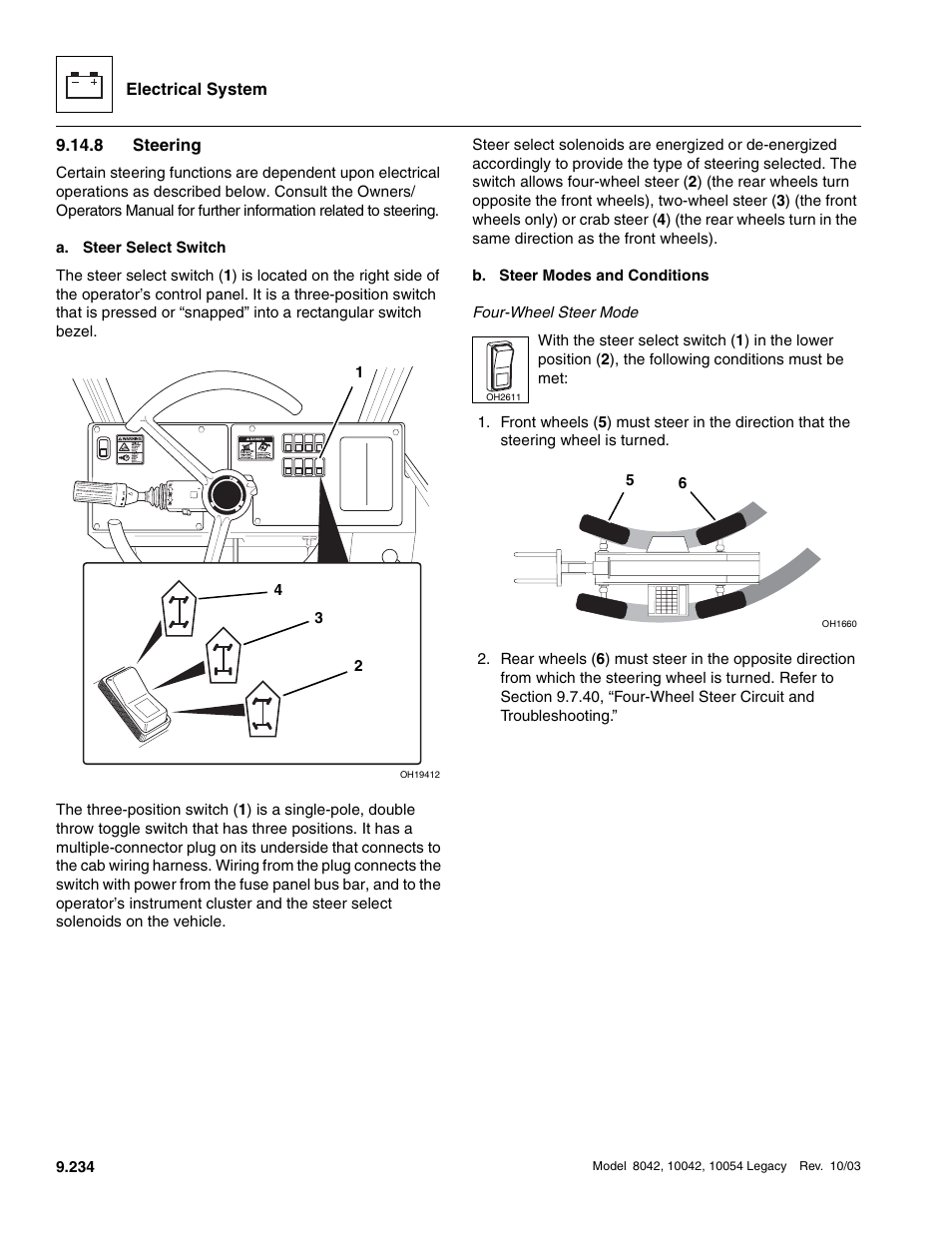 8 steering, Steering | SkyTrak 8042 Service Manual User Manual | Page 825 / 906