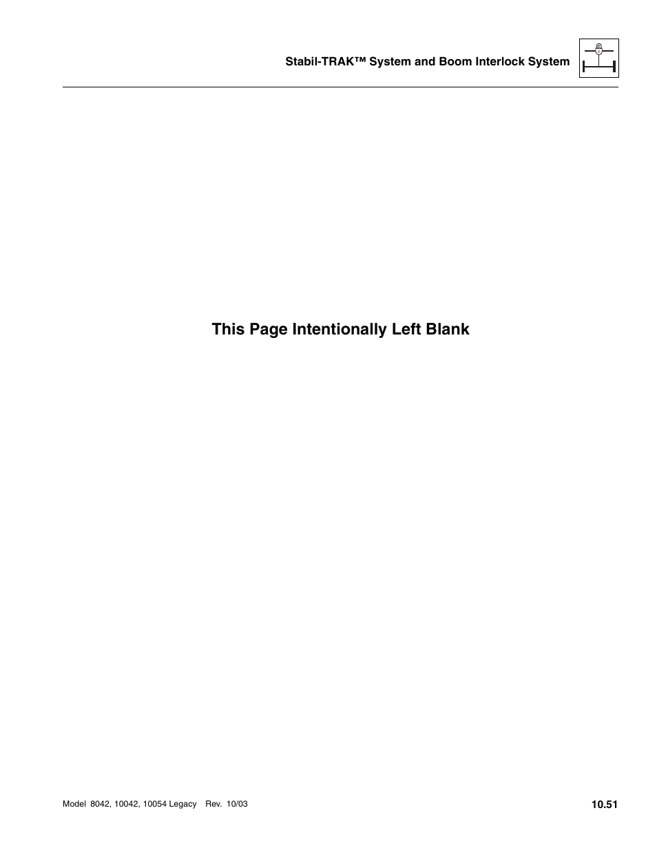 This page intentionally left blank | SkyTrak 8042 Service Manual User Manual | Page 892 / 906