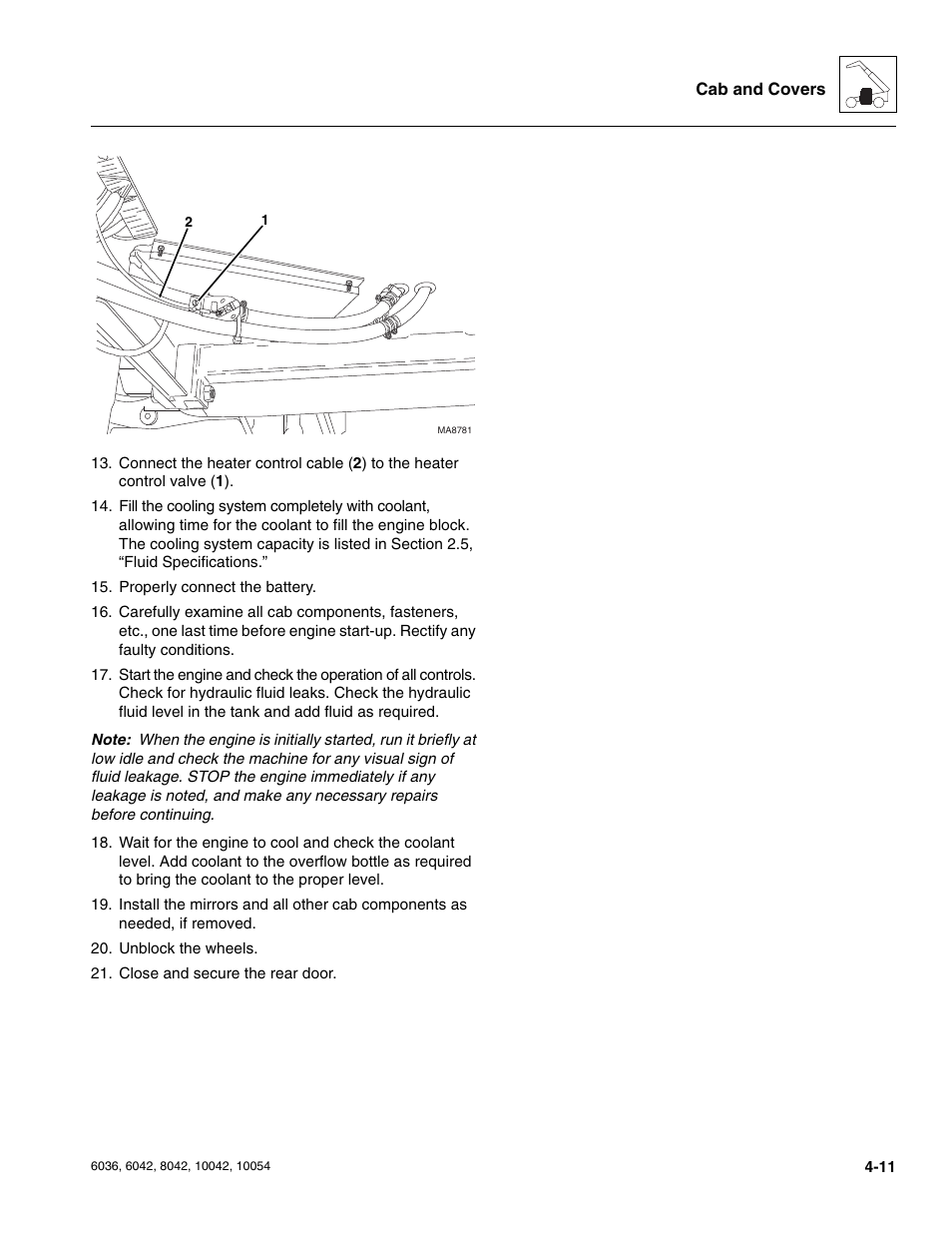 SkyTrak 6036 Service Manual User Manual | Page 105 / 276