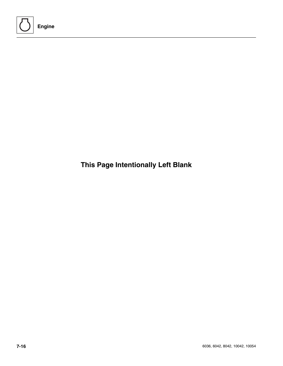 This page intentionally left blank | SkyTrak 6036 Service Manual User Manual | Page 152 / 276