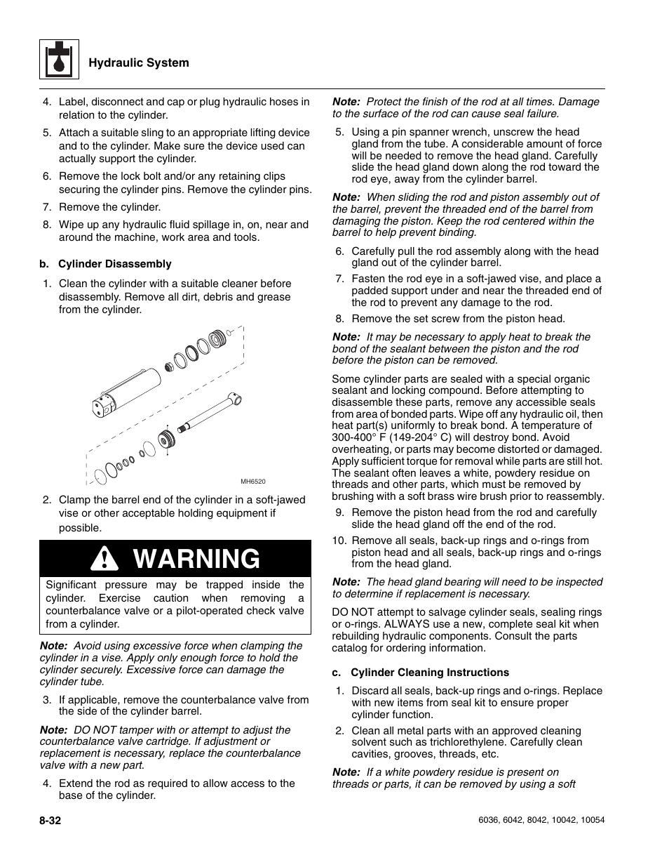 Warning | SkyTrak 6036 Service Manual User Manual | Page 184 / 276